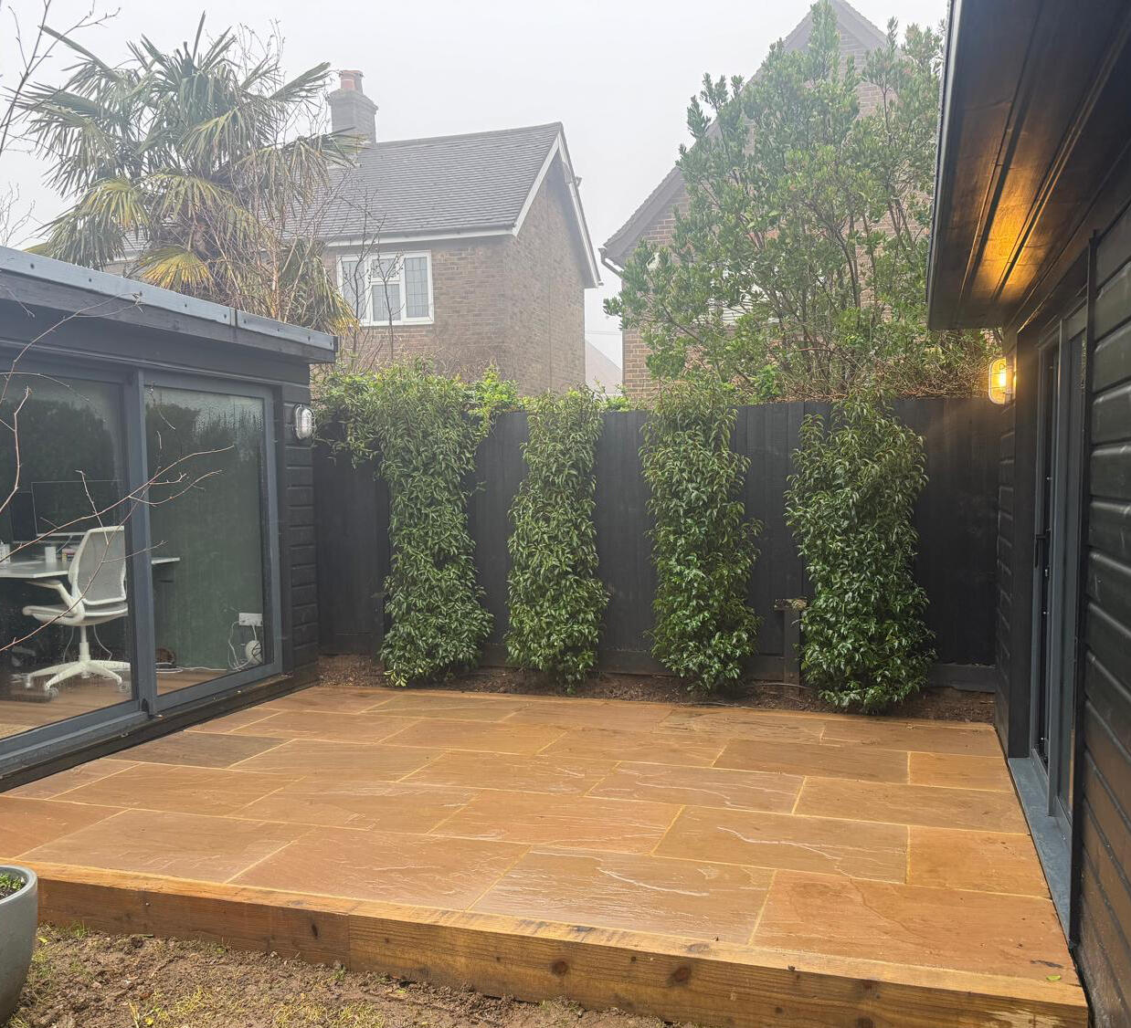 LANDSCAPING AND GARDEN BUILDS - Hard and soft landscaping including patios, fencing, turfing planting and full garden transformations.